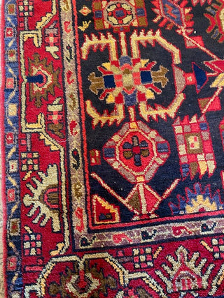 Vintage Heriz Wool Rug