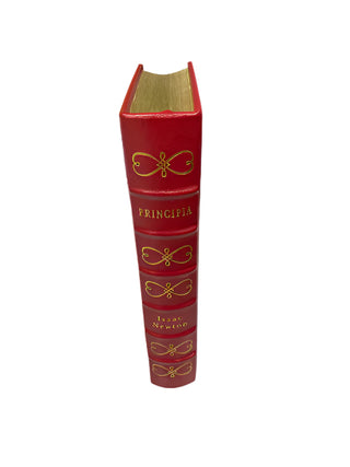 Leather Bound Principia By Isaac Newton