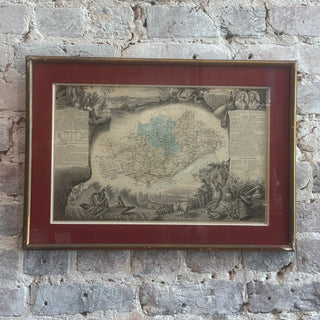 Set of 4 Antique French Maps