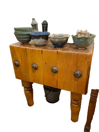 Solid Butcher Block Table