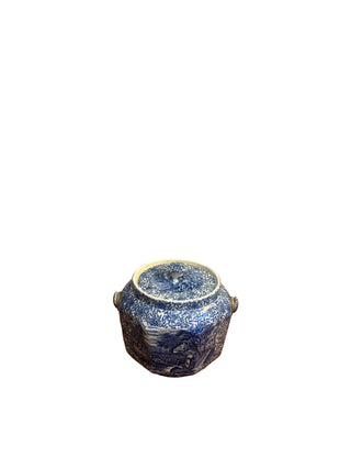 England Country Life Octagonal Biscuit Jar