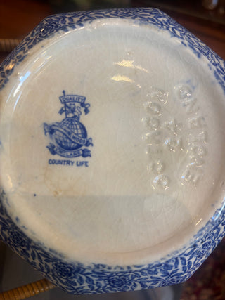 England Country Life Octagonal Biscuit Jar