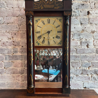 Antique Column and Splat Shelf Clock.