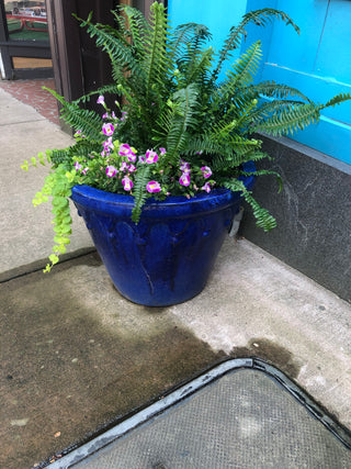 Beautiful Blue Pottery Pot