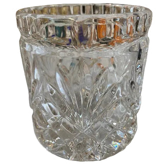 Crystal Waffle and Fan Lead Crystal MC vase