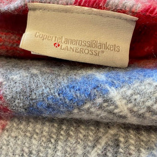 Vintage Lanerossa 100% Wool Throw