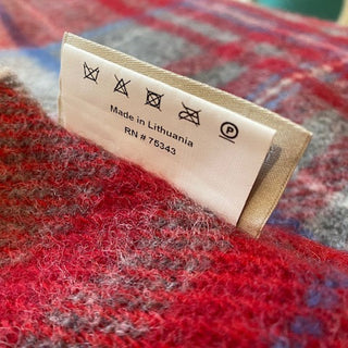 Vintage Lanerossa 100% Wool Throw