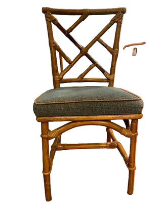 Chippendale Style Bamboo and Rattan Chairs