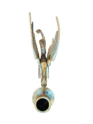 Vintage Brass Dragon Candlestick