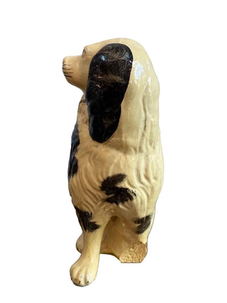 Vintage Staffordshire Style Dog Bookends