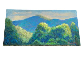 Sun Kissed Blue Ridge and Trees