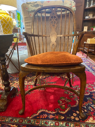 Set of 5 Vintage English Oak Windsor Style Chairs