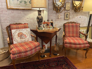 Pair Louis XV Style Cane Chairs