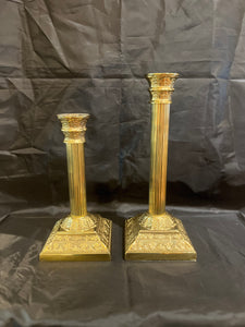 Set Vintage Mount Vernon Virginia Metalcrafters Brass Candle Sticks