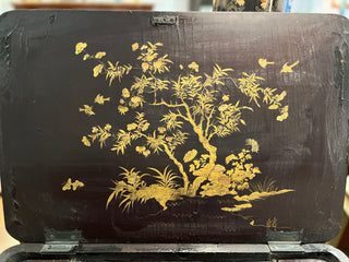 Victorian Chinoiserie Style Sewing Table