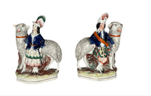 Load image into Gallery viewer, Pair of Staffordshire figurines
