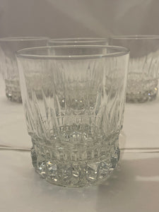 Set of Four Vintage Whiskey Glasses