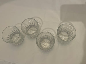 Set of Four Vintage Whiskey Glasses