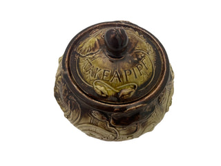 Small Majolica Covered Bowl