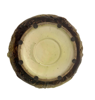 Small Majolica Covered Bowl