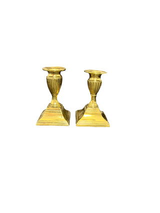 Antique English Adams Pair of Candlesticks Circa 1860's