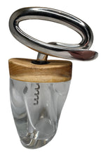 Load image into Gallery viewer, Wood and Acrylic Abstract Modern Metal Bottle Opener
