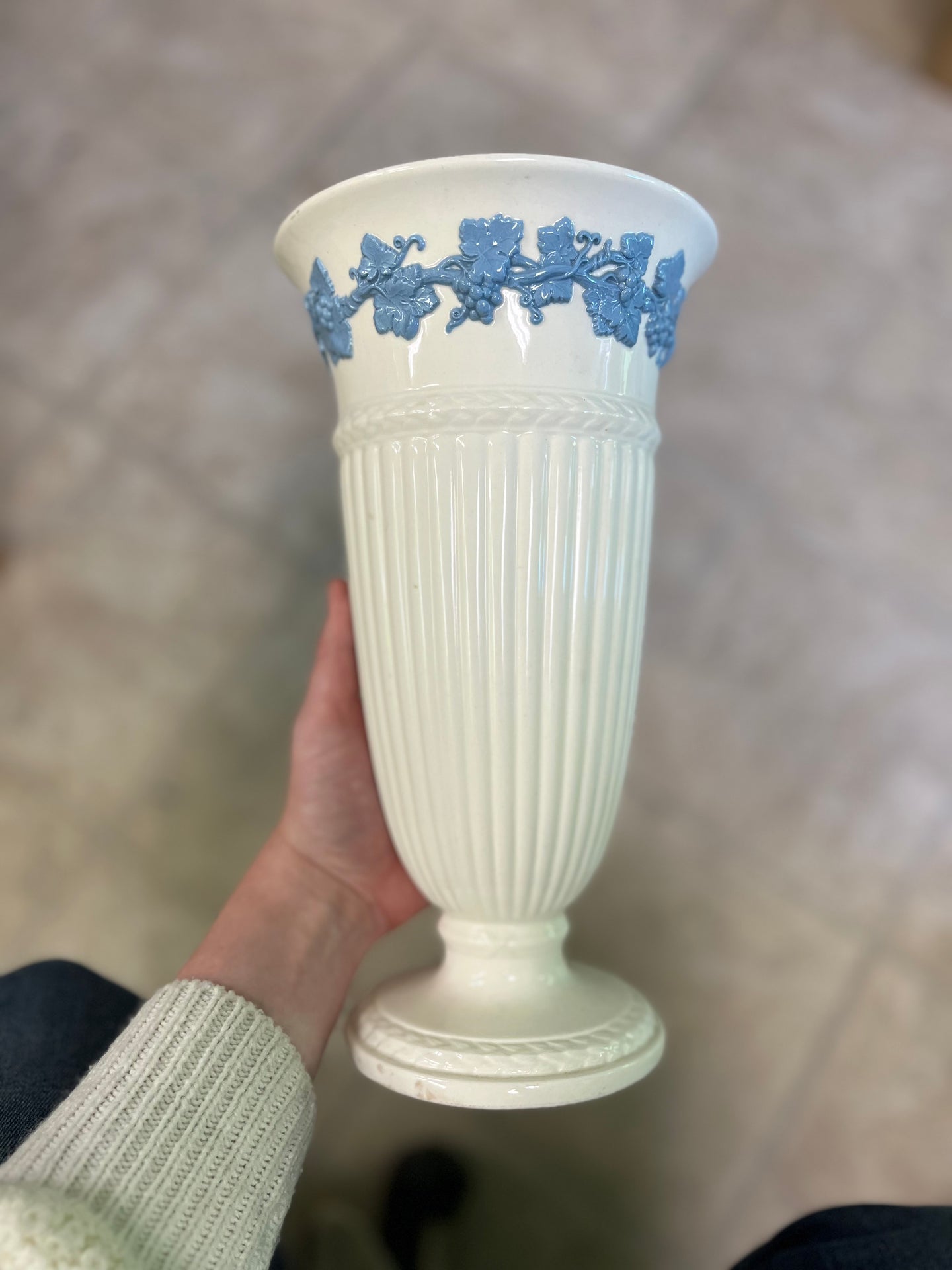Wedgwood Queens Ware Vase