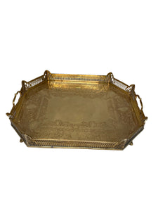 Medium Mottehadeah Brass Tray