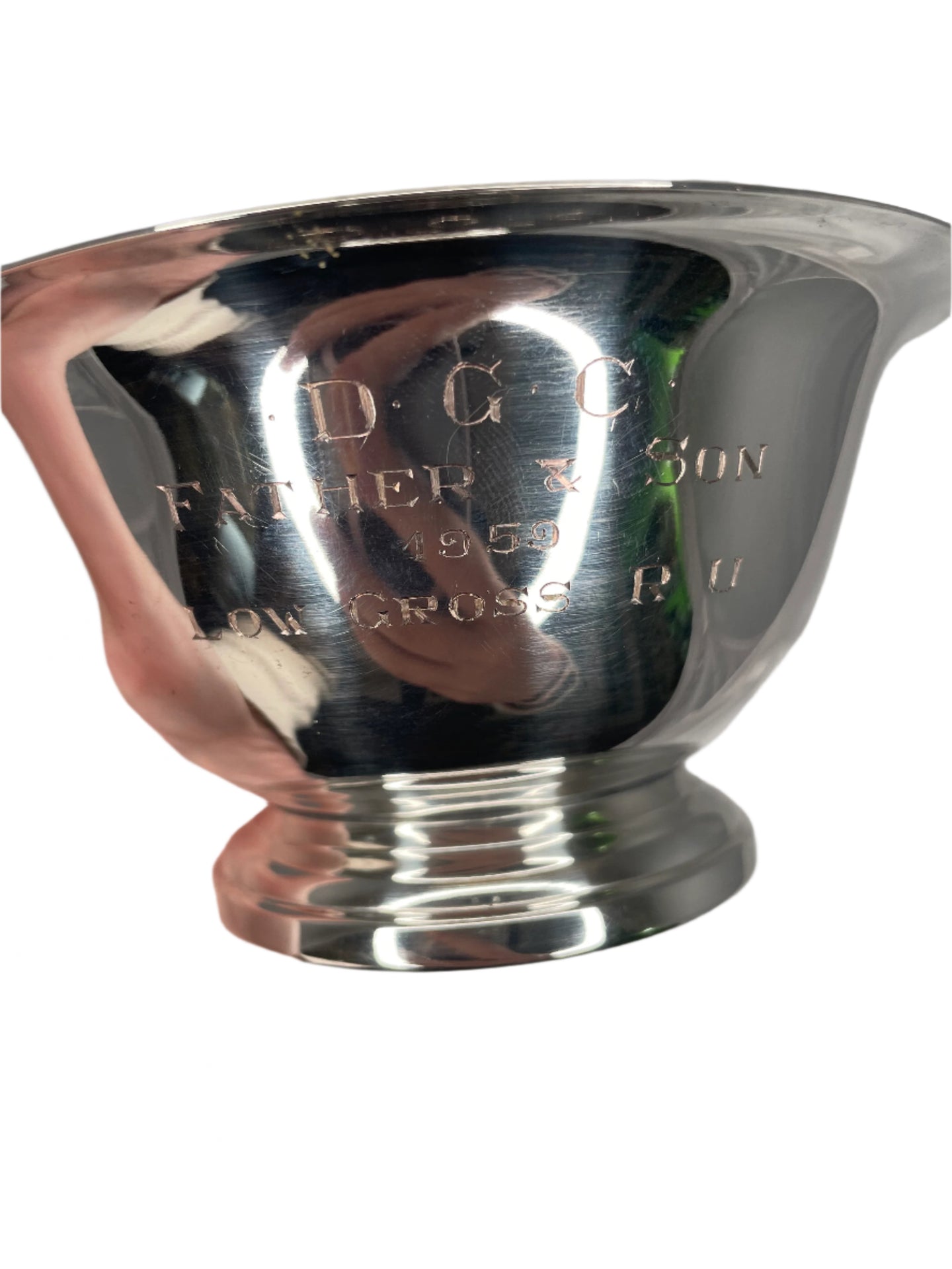 1950's Chesire Silverplate Trophy Revere Bowl