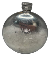 Load image into Gallery viewer, Vintage A H RIISE Liquour Store Silver English Flask
