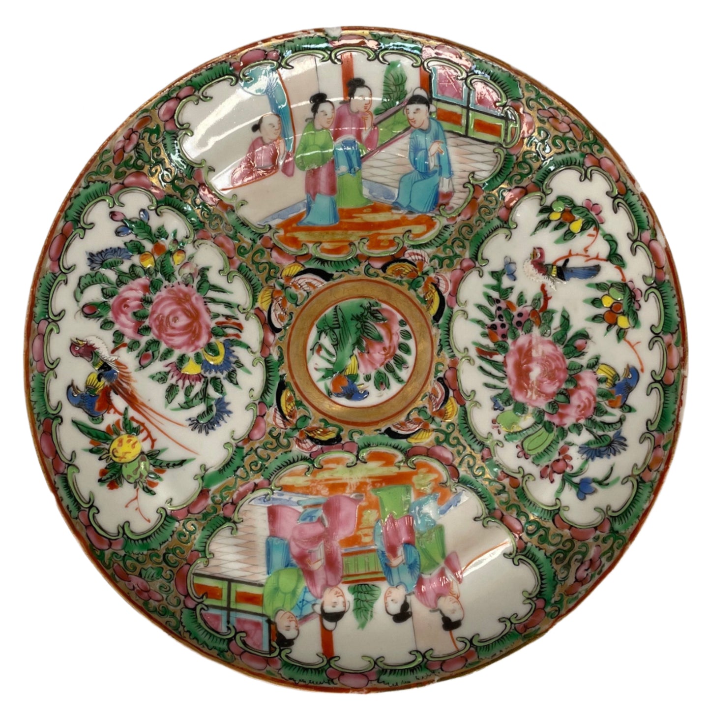 Lifted Rose Medallion Plate