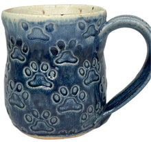 Load image into Gallery viewer, Hand Crafted Pottery Paw Print Mug
