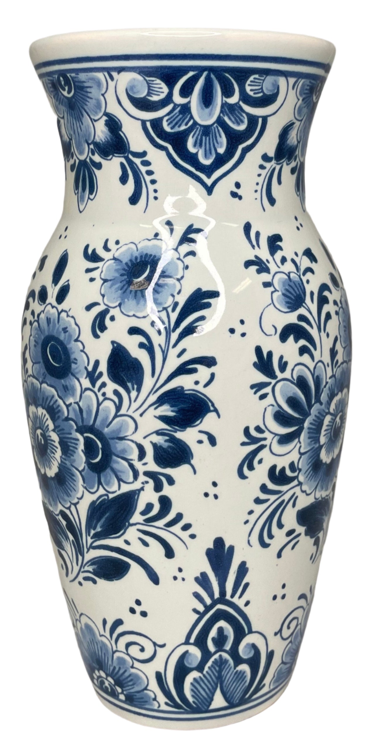 Blue and White Delft Vase