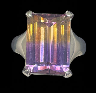 Sterling Silver Ametrine Ring