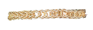 Sterling Silver Double Loop Bracelet with Wrench
