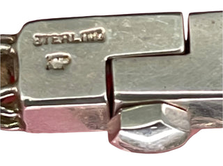 Sterling Silver Double Loop Bracelet with Wrench