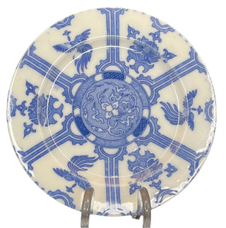 Antique Blue and White China Plate