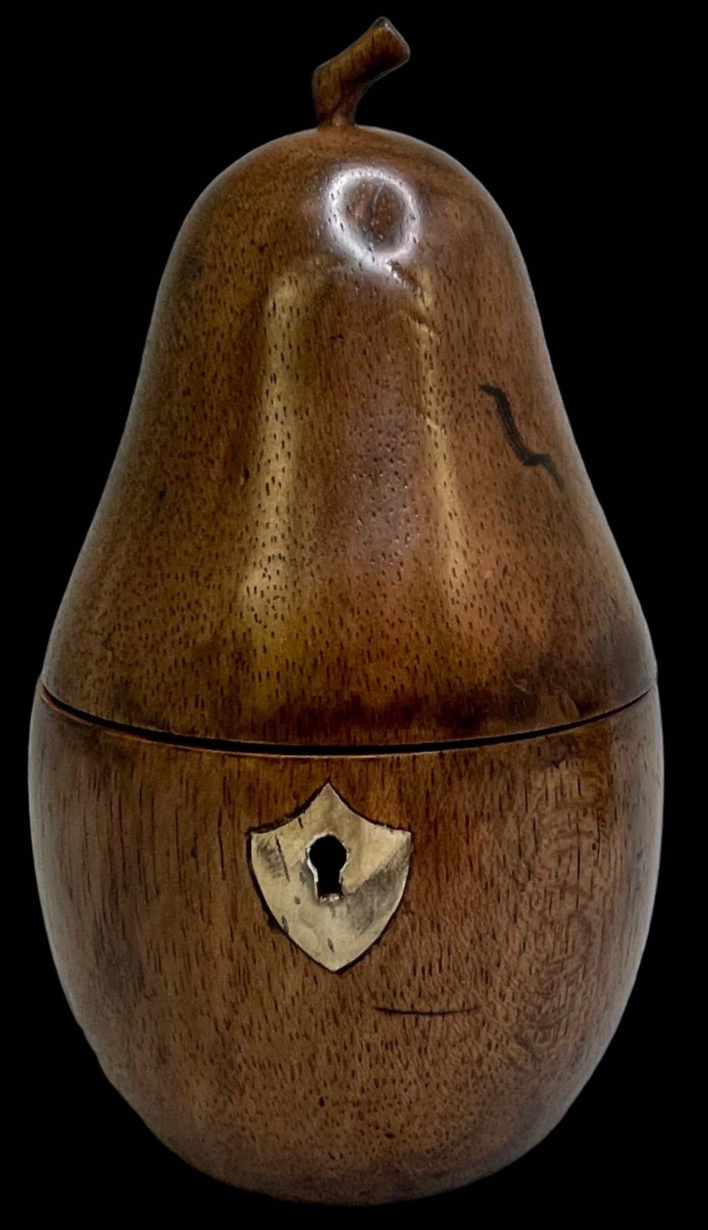 Antique Pear Shaped Tea Caddy