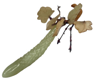 Antique Alabaster Jade Cucumber