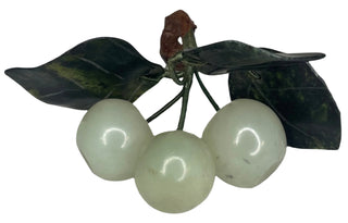 Vintage Alabaster Jade Cherries