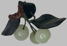 Load image into Gallery viewer, Vintage Alabaster Jade Cherries
