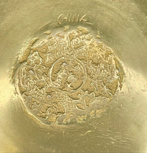 Load image into Gallery viewer, Antique Chinese Brass Engraved Dragon Bowl
