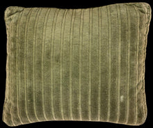 Load image into Gallery viewer, Back of Vintage Needlepoint Golf Throw Pillow
