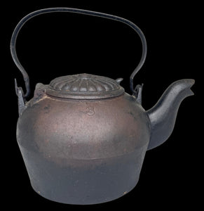 Vintage Cast Iron Tea Kettle