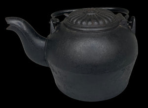 Vintage Cast Iron Tea Kettle