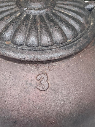 Vintage Cast Iron Tea Kettle.