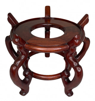 Large Vintage Rosewood Footed Plant Stand.