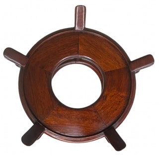 Large Vintage Rosewood Footed Plant Stand.