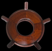 Load image into Gallery viewer, Large Vintage Rosewood Footed Plant Stand
