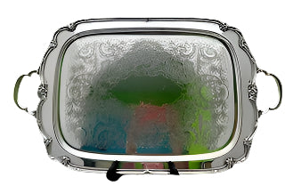 F B Rogers Silver Plate Tray